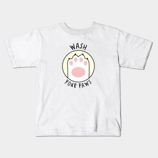 Wash your paws Kids T-Shirt